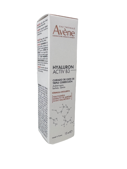 Avène Hyaluron Activ B3 Cuidado de ojos triple corrección en Farmacia La Mayorazga